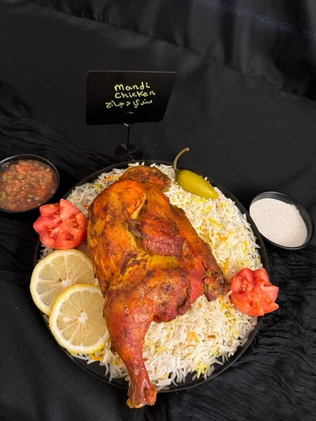 Half Mandi & Rice.