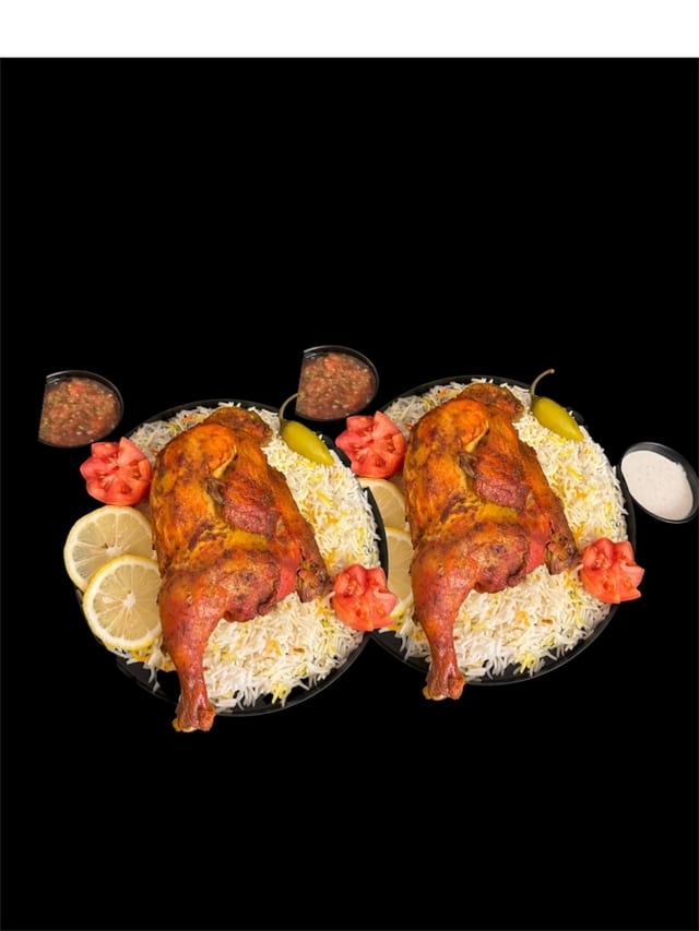 Whole Mandi & Rice.