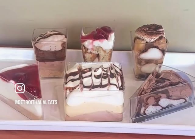 Dessert cup.